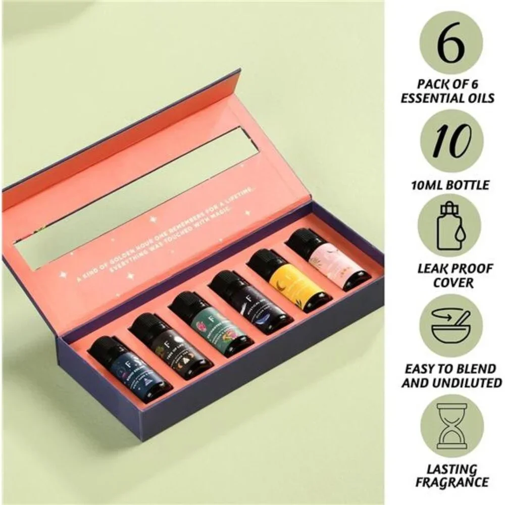 Fall Essential Oils for Diffuser Oil, Essential Oils Set of 6 Fragrance Oil